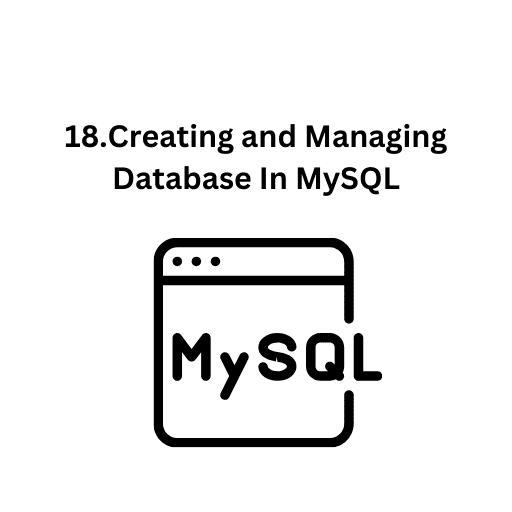 19.How To Use And Drop Databases In MySQL